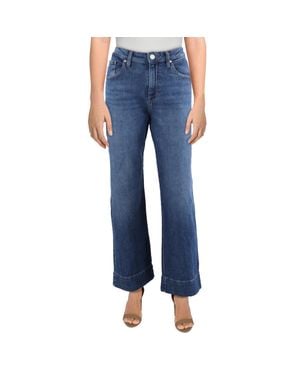 Jag Jeans Sophia Wide Leg High Rise Med Wash Wide Leg Pants - Blue