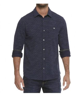 Flag & Anthem Jersey Stretch Performance Shirt - Blue