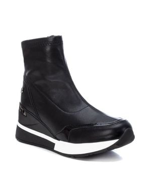 Xti Wedge Sport Booties By - Black