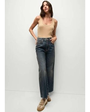 Veronica Beard Taylor Crop High Rise Jeans - Multicolor