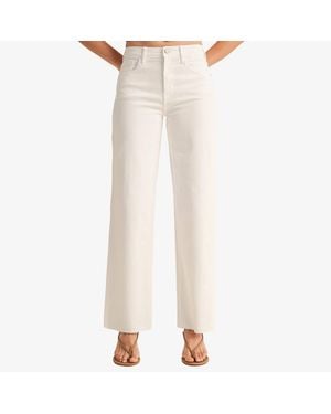 Just Black Denim Slim Palazzo Jeans - Natural