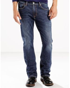 Levi's 527 Slim-Fit Boot-Cut Wave Allusions Jeans - Blue