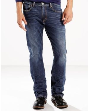 Levi's 527 Slim-Fit Boot-Cut Wave Allusions Jeans - Blue