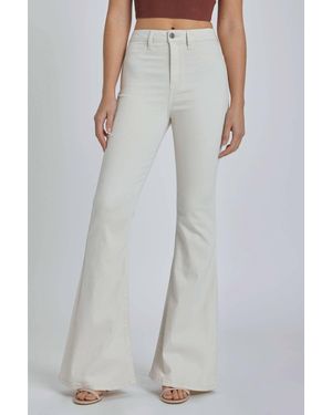 cello Slim Fit Flare Jean - White