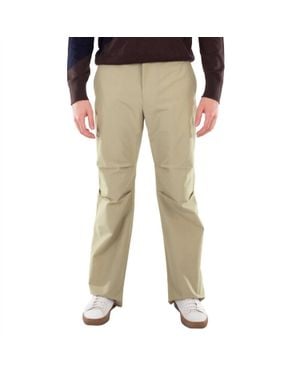 Ferragamo Logo-Patch Cotton Cropped Pants - Natural