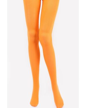 TRUEDAMES Pure Sheer Tights - Orange