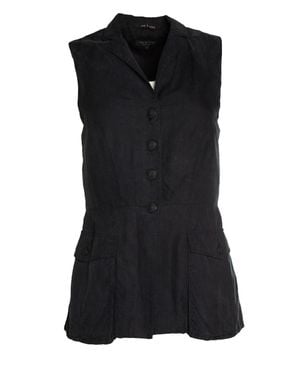 Rag & Bone Long Vest - Black