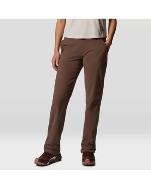 Mountain Hardwear Dynama/2 Pants Tan Elastic Waist Straight Leg Kfc173 - Brown