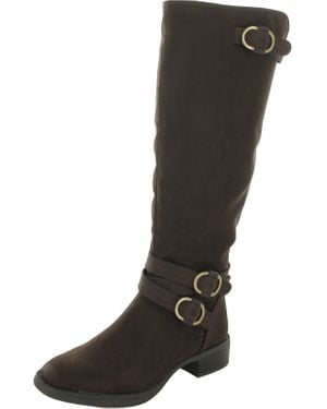 Circus by Sam Edelman Prarie Faux Suede Tall Knee-High Boots - Black