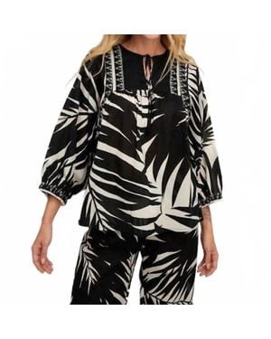 Pearl & Caviar Apollonia Cotton Shirt - Black