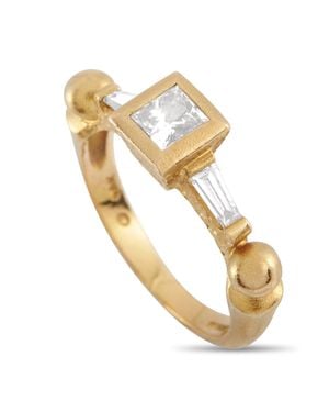 Paul Morelli 18K 0.53Ct Diamond Geometric Ring Pm19-031725 - Metallic