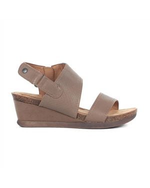 Rockport Shona Slingback Wedge Sandals - Brown