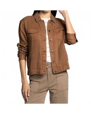 Thread & Supply Jackie Button Down Jacket - Brown
