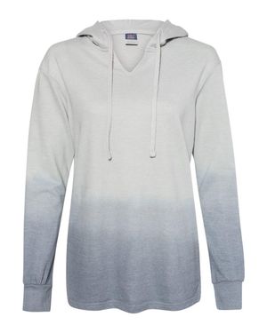 Mv Sport French Terry Ombr Hooded Sweatshirt - Gray