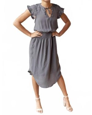 Amuse Society Isola Woven Dress - Gray