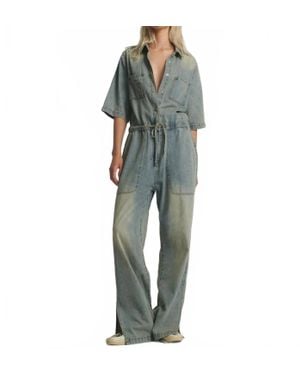 One Teaspoon Veronica Denim Jumpsuit - Blue