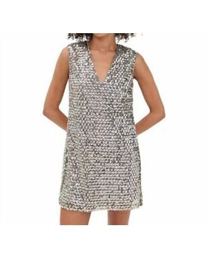 Simon Miller Fountain Sequin Dress - Gray