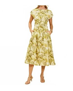 mestiza Quinn Midi Dress - Yellow