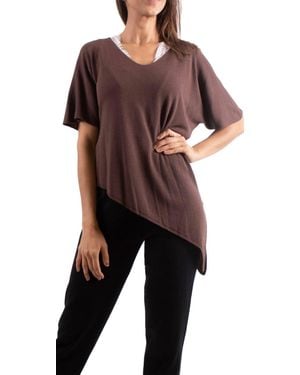 Gigi Moda Venosa V-Neck Dolman Sweater - Black