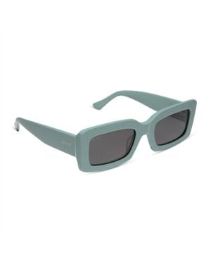 DIFF Indy Rectangle Sunglasses - Gray