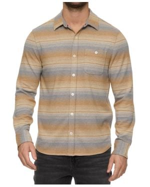 Flag & Anthem Lawrenceville Hero Knit Flannel Shirt - Gray