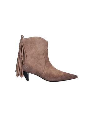 Pinko Didi 01 Fringed Suede Boots - White
