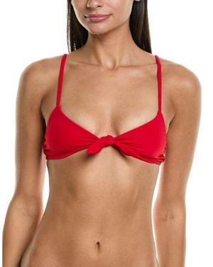 Mara Hoffman Carla Bikini Top - Red