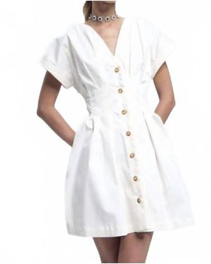 Kika Vargas Billie Dress - White