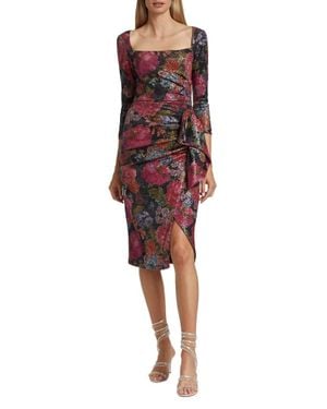 Chiara Boni Cesarima Ms Print Dress - Red