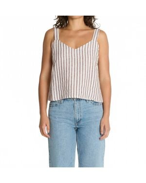Nation Ltd Annie V-Neck Top - Blue