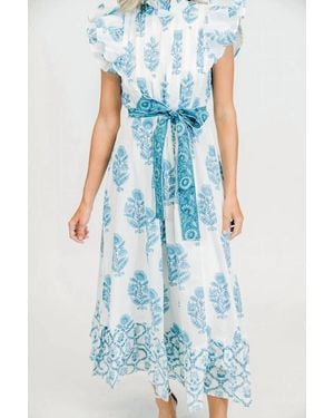 Victoria Dunn Jasmine Maxi Dress - Blue