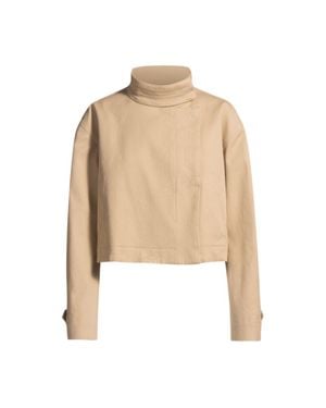 BOSS Stand-Collar Blazer - Natural
