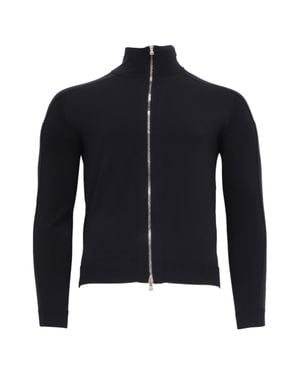 Theory Zip Up Cardigan - Black