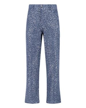 Charles Jeffrey Sequin Jeans - Blue