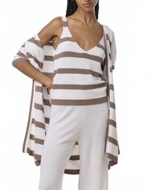 Splendid Octavia Open Cardigan - White