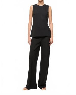 STAUD Bronte Shift Tank Top - Black