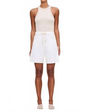 DL1961 Taylor Drawstring Short - White