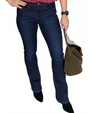 VERVET BY FLYING MONKEY Mid Rise Boot Cut Jeans - Blue