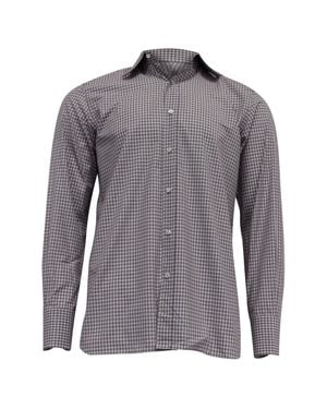 Tom Ford Plaid Long Sleeve Shirt - Gray