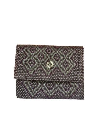 Lolas Bag Woven Aztec Crossbody Bag - Metallic