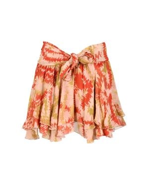 Dondup Mini Skirt Voile - Red