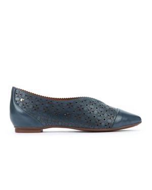 Pikolinos La Marina Leather Flats - Blue