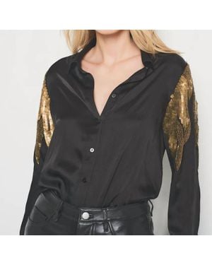 AS by DF Collins Blouse - Black