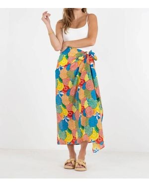 Emily Mccarthy Pareo Sarong Cover Up - Blue
