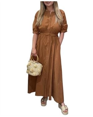 Suncoo Cassie Dress - Brown