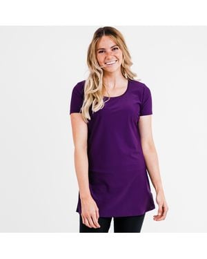Calypsa Anna Longer Length Swim Tunic - Purple