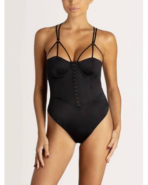 Coco De Mer Sylph Bodysuit - Black