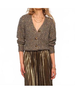 Heartloom Emmeline Soft Melange Knit Cardigan - Gray