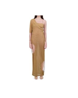 BethelHelena Gilded Goddess Dress - Natural