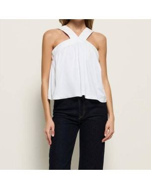 Nation Ltd Bibi Halter Tank Top - White